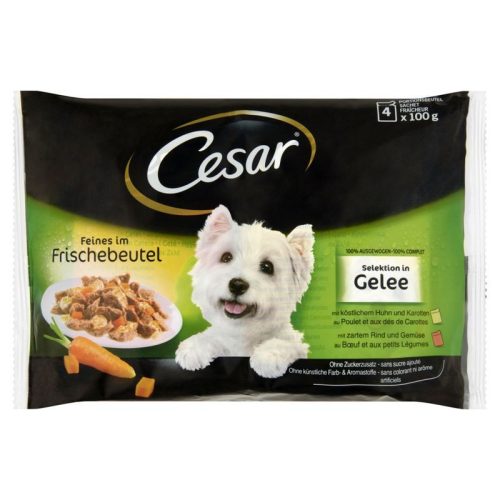 Cesar alutasak 4 pack válogatás aszpikban Multipack