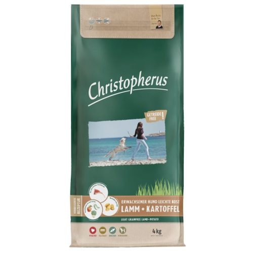 Christopherus Dog Light Grainfree Bárány és burgonya 4kg