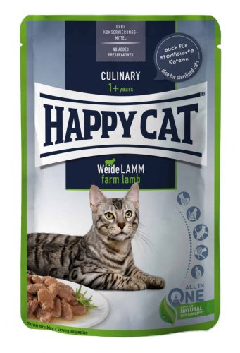 Happy Cat adult culinary bárány alutasakos eledel 85g