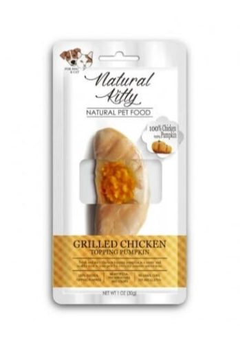 Natural Kitty Alutasak Grillezett Csirke Sütőtök Feltéttel 30g