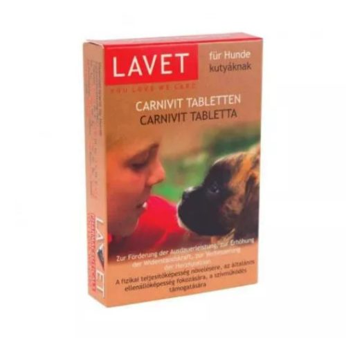 LAVET carnivit tabletta kutyáknak 50DB